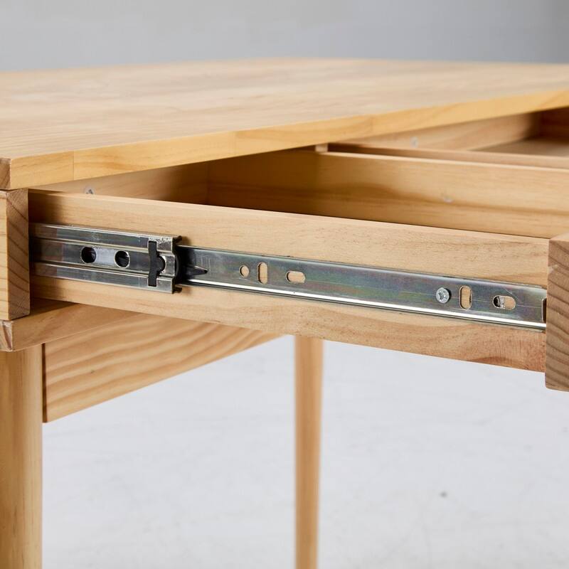 Fch Solid Wood 120 * 60 * 76Cm Three-Draw 1Pcs Computer Desk