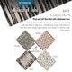 preview thumbnail 9 of 9, Gertmenian Rafe Casual Bohemian Tribal Plush Short Shag Microfiber Indoor Area Rug Collection with Fringe