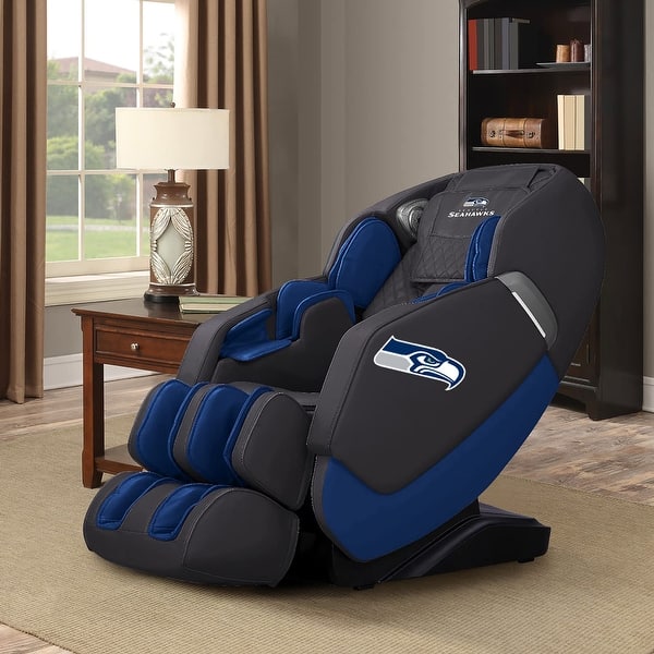 NFL Modern Leather Zero Gravity Massage Chair with Bluetooth