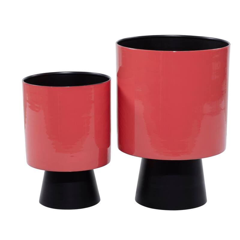 Iron Modern Planter 14 x 10 x 10 - 10 x 10 x 14Round