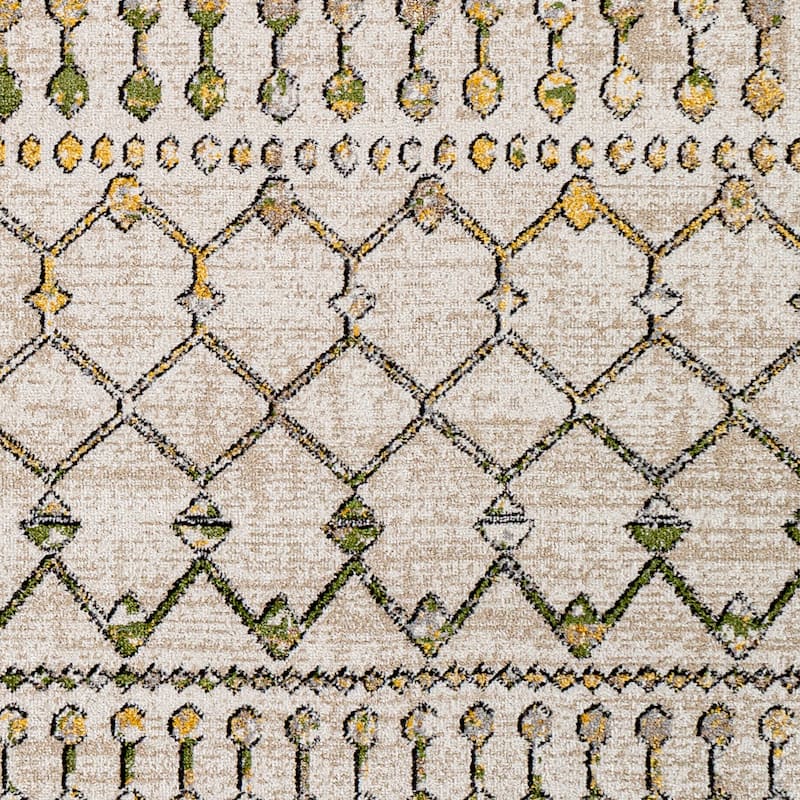 Livabliss Quince Bohemian Machine Washable Area Rug