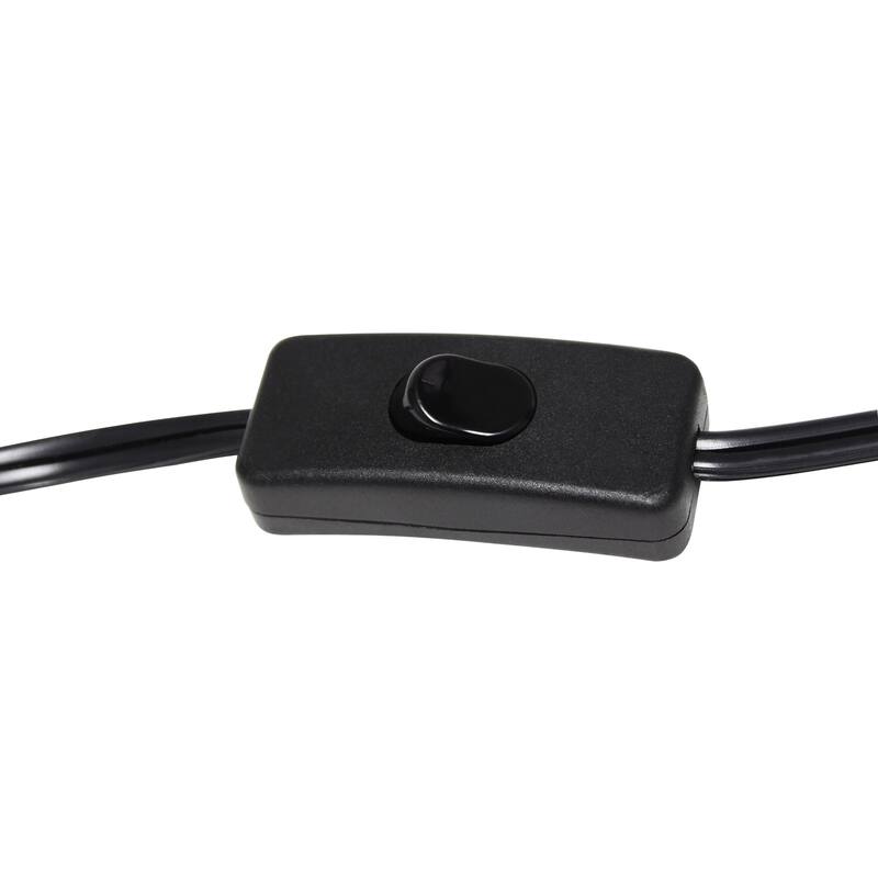 Industrial Style Desk Lamp with Mesh Wire Shade - 19" - Black