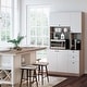 preview thumbnail 3 of 43, Living Skog Pantry Kitchen Microwave Storage Cabinet