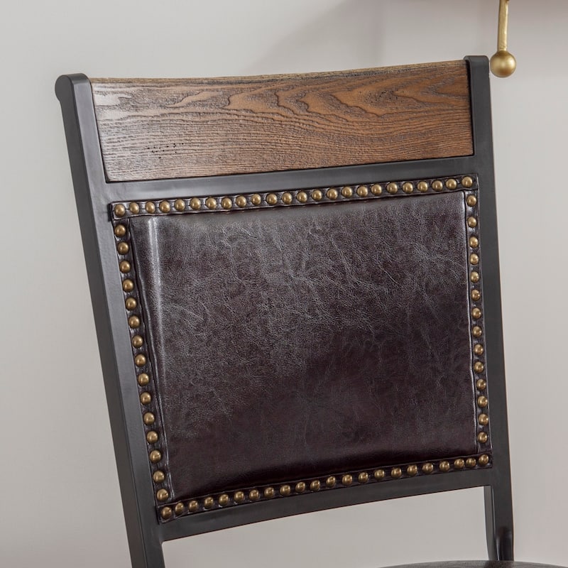 Fraklin Industrial Side Chair (Set of 2) - Brown