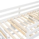 preview thumbnail 9 of 13, Twin Loft Bed with built-in desk and bookcase of three compartments, Guardrails and Ladder,White