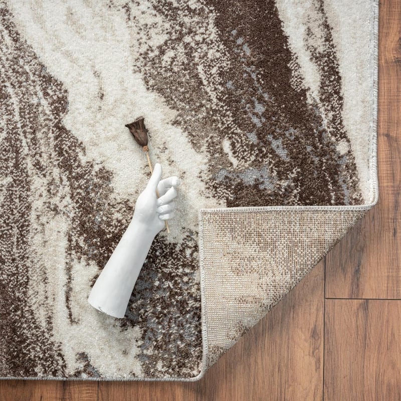 Luxe Weavers Marble Abstract Art Deco Area Rug, Indoor Carpet