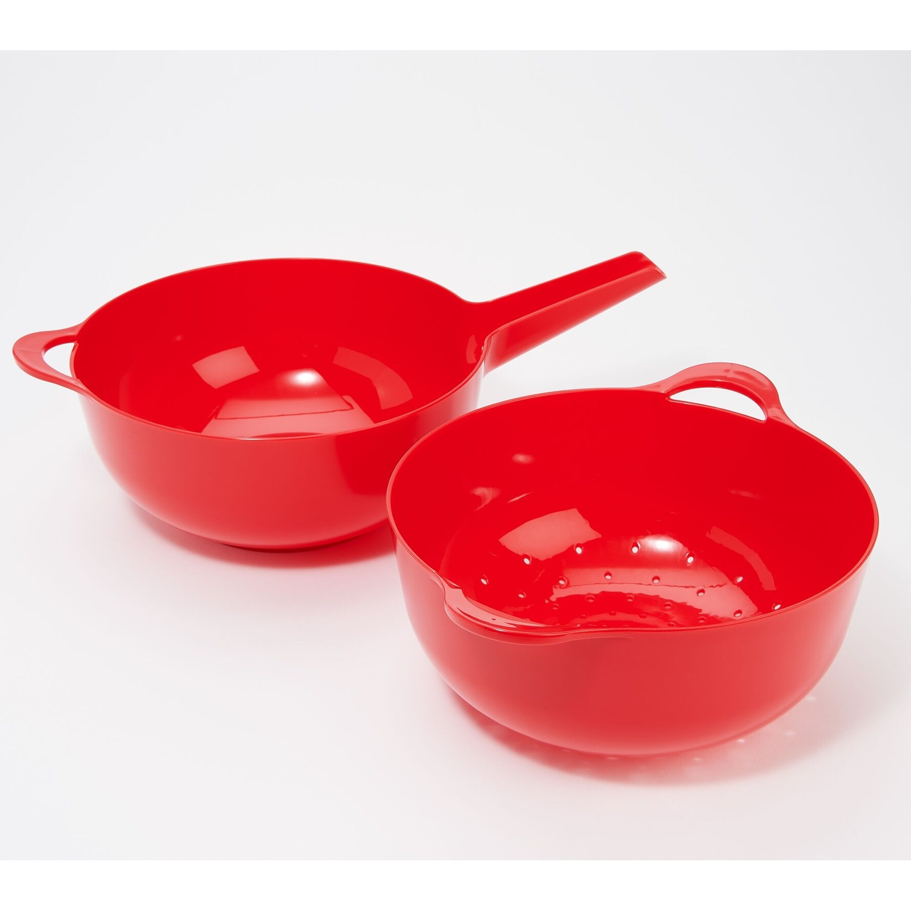 Mad Hungry 2-pc Lip'n'Loop Mixing Bowl & Strainer Set Model - Bed