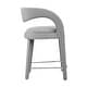preview thumbnail 31 of 44, Pinnacle Performance Velvet Counter Stool Set of Two