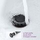 preview thumbnail 22 of 21, YASINU Cross Handles Widespread 8 Inch Bathroom Faucet With Pop-up Drain