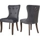 preview thumbnail 8 of 8, Dining Chair Tufted Armless Chair Upholstered Accent Chair, Set of 4
