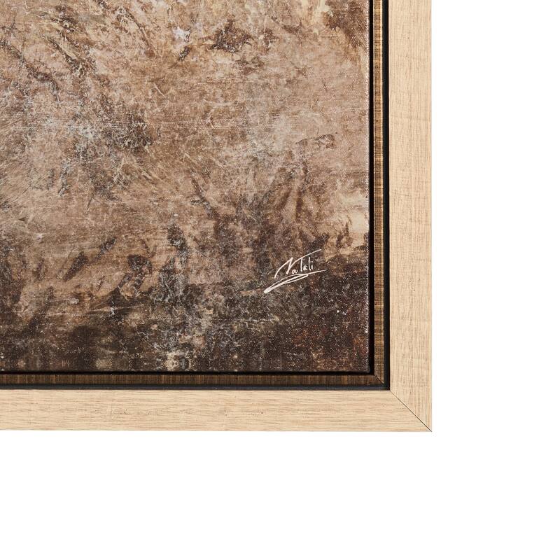 Black Strokes I (30 x 60) Framed Canvas Art Print