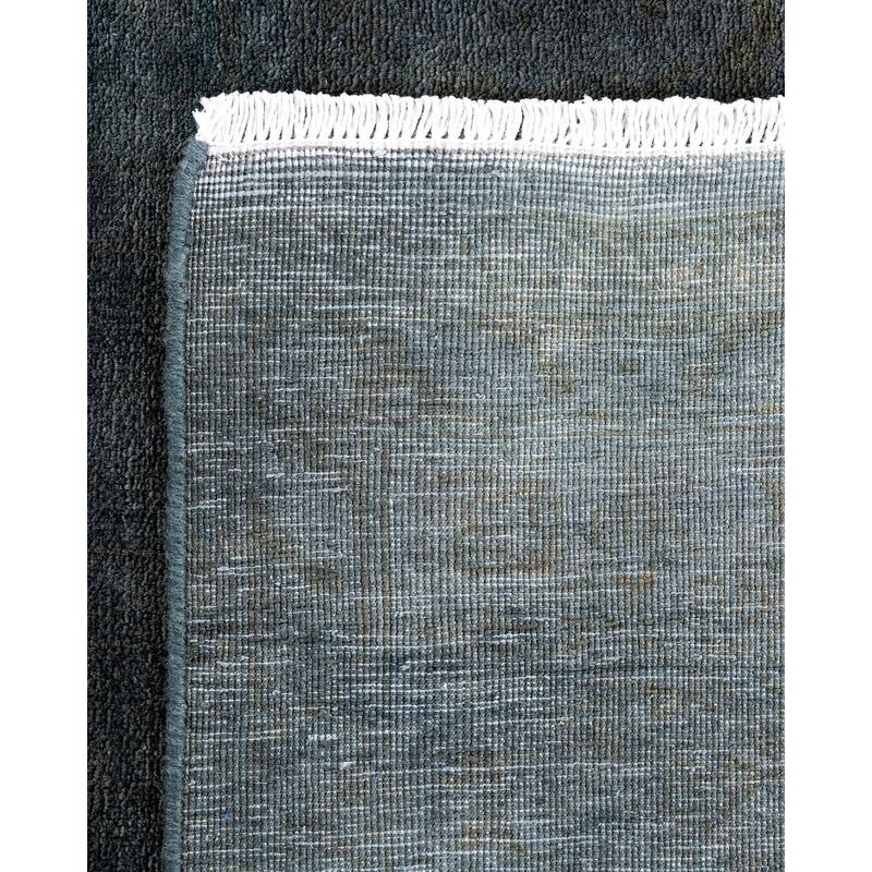 Contemporary Overdyed Wool Hand Knotted Area Rug - 6' 2" x 9' 2"