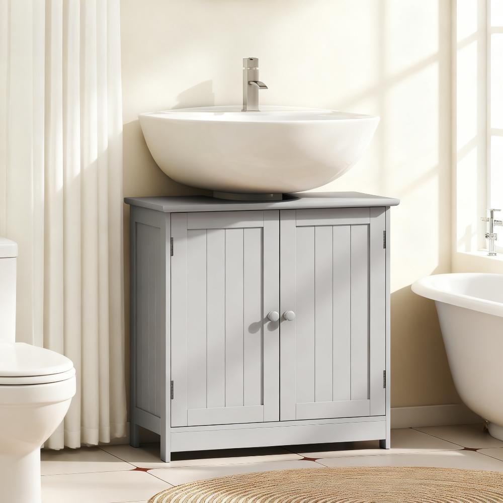 Bathroom Vanity Cabinet, Under Sink Bathroom Cabinet with 2 Doors