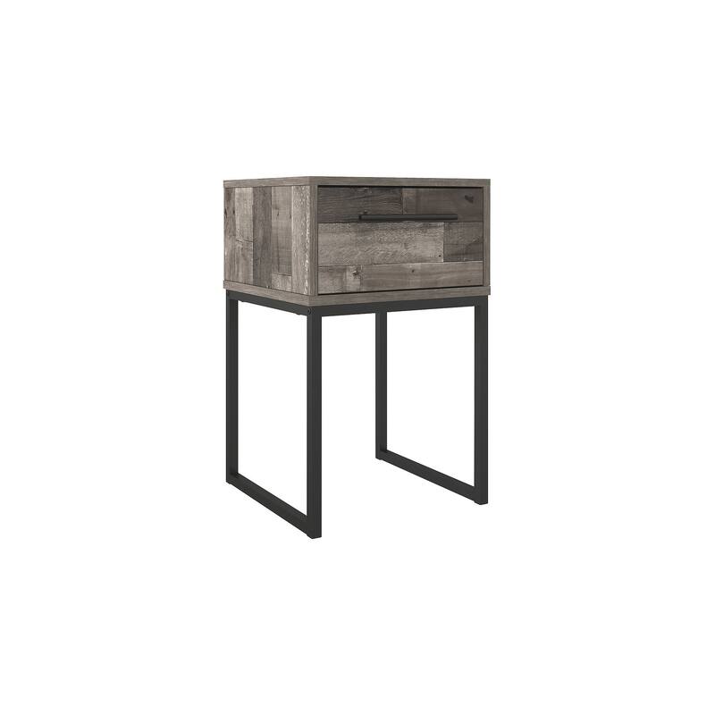 Ashley Furniture Neilsville Multi Gray Single Drawer Night Stand