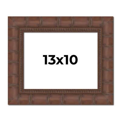 13x10 Frame Pewter Solid Wood Picture Frame Width 1.625 Inches | Interior Frame Depth 0.6875 Inches