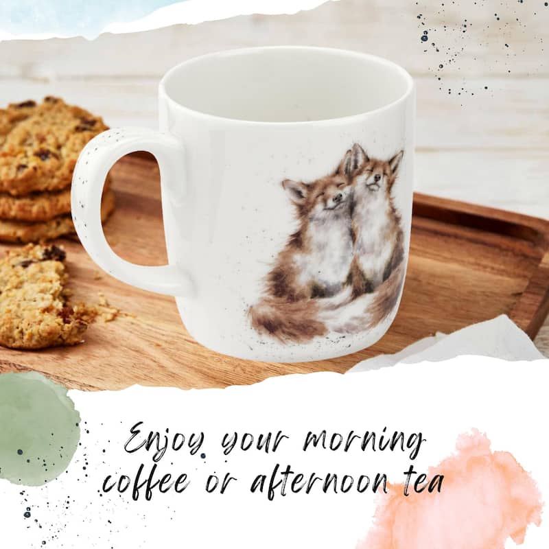 Royal Worcester Wrendale Designs Mug Wildlife Animals