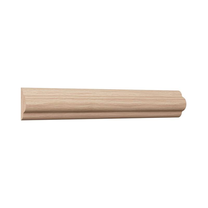 WM1215: 9/16-in x 1-1/4-in x 96-in Americraft Solid Hardwood Stain Grade Joint Moulding