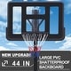 preview thumbnail 4 of 5, Roomfitters Portable Basketball Hoop, Adjustable Height 7.5-10ft, 44 Inch Backboard, Stable Base and Wheels, Black