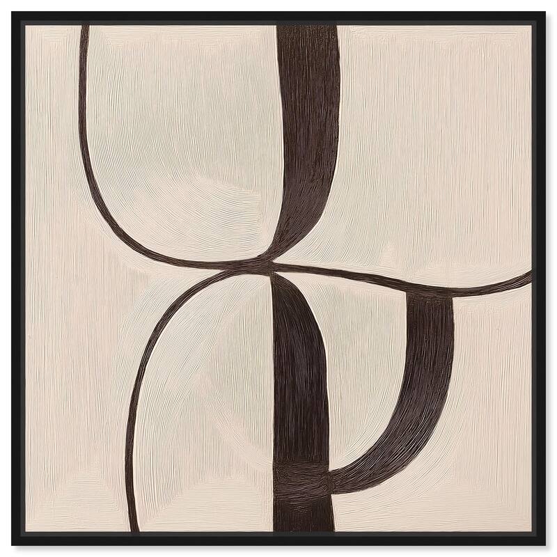 Deia II Canvas by Art Remedy - Black - 40" x 40"