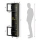 preview thumbnail 2 of 21, 71" Organizer Bathroom Tall Tower Storage Cabinet - 13" x 12" x 71" (L x W x H)