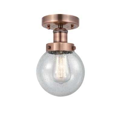 Innovations Lighting Beacon - 1 Light 6" Semi-Flush Mount