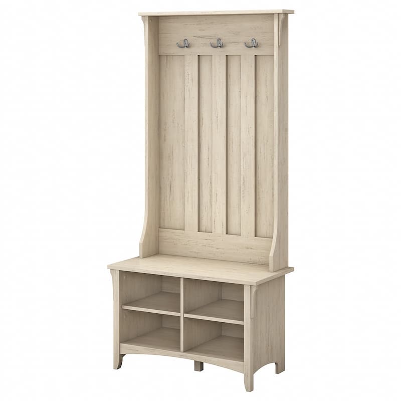 Salinas Hall Tree with Shoe Storage Bench by Bush Furniture