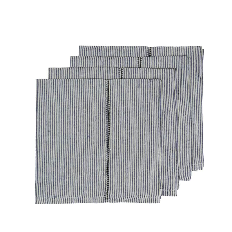 Caravan Linen Stitch Napkins - Set of 4