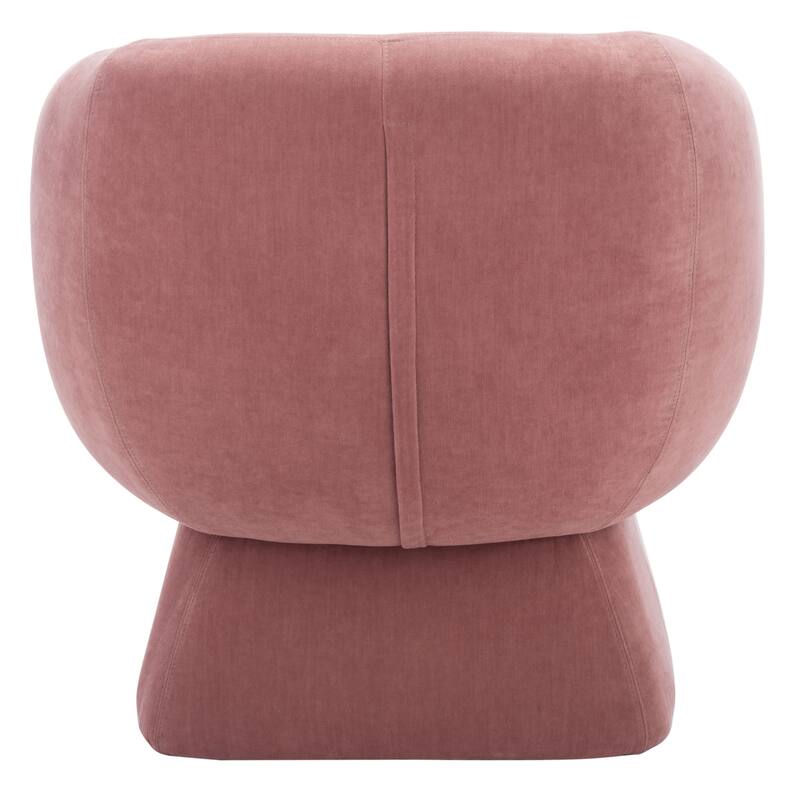 SAFAVIEH Couture Arbenora Modern Accent Chair - 30.7" W x 29.9" L x 30.3" H - 31Wx30Dx30H - Dusty Rose