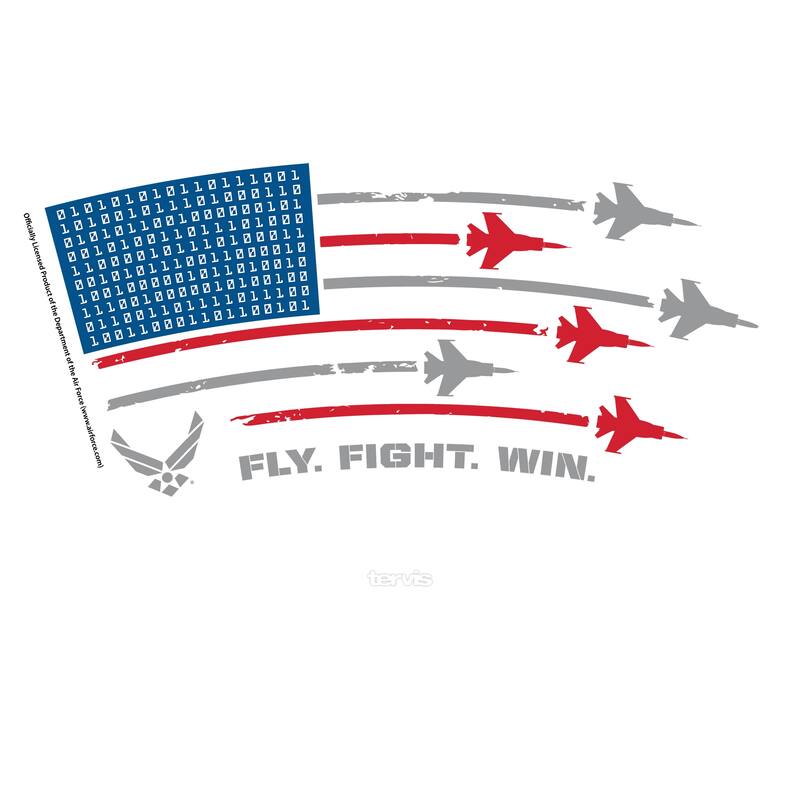 Tervis Air Force Fly Fight Win Made in USA Double Walled Insulated Travel Tumbler, Classic