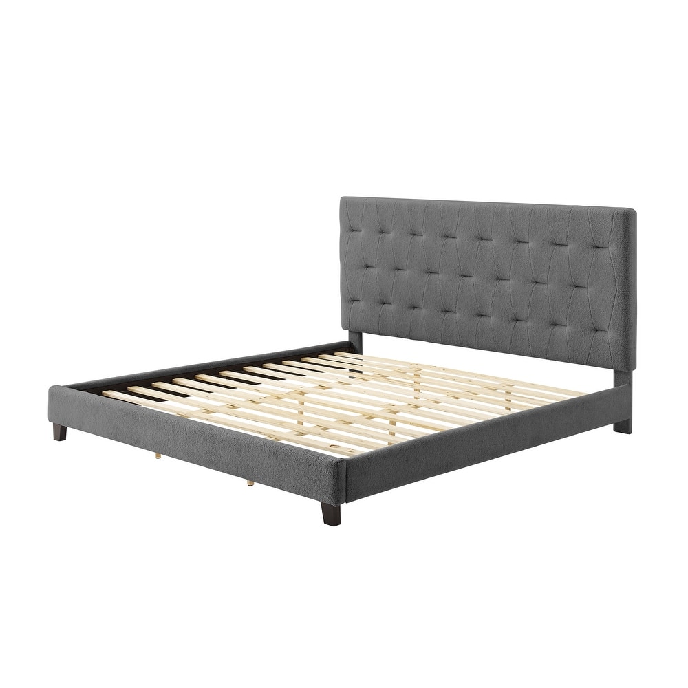 Corvus Somme Tufted Upholstered Platform Bed