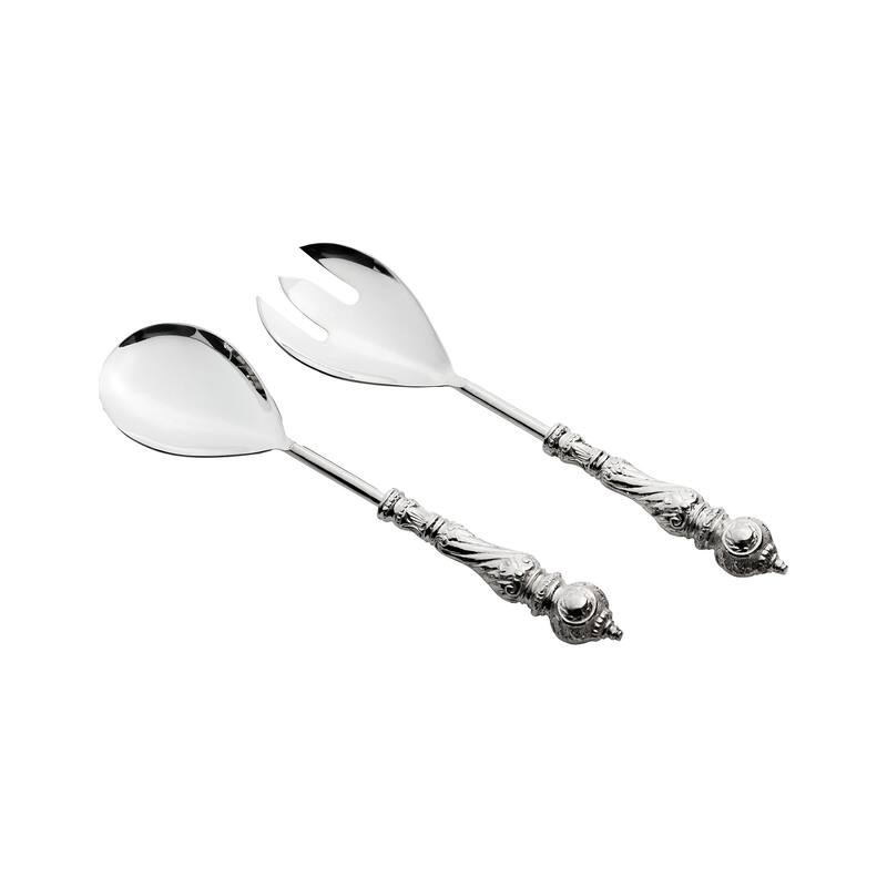 Elk Home Silver Finish Metal 3 Inch Wide Server Set