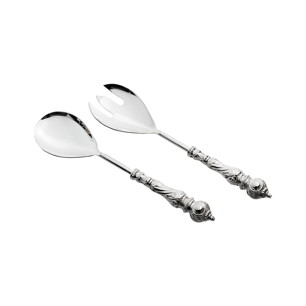 Elk Home Silver Finish Metal 3 Inch Wide Server Set