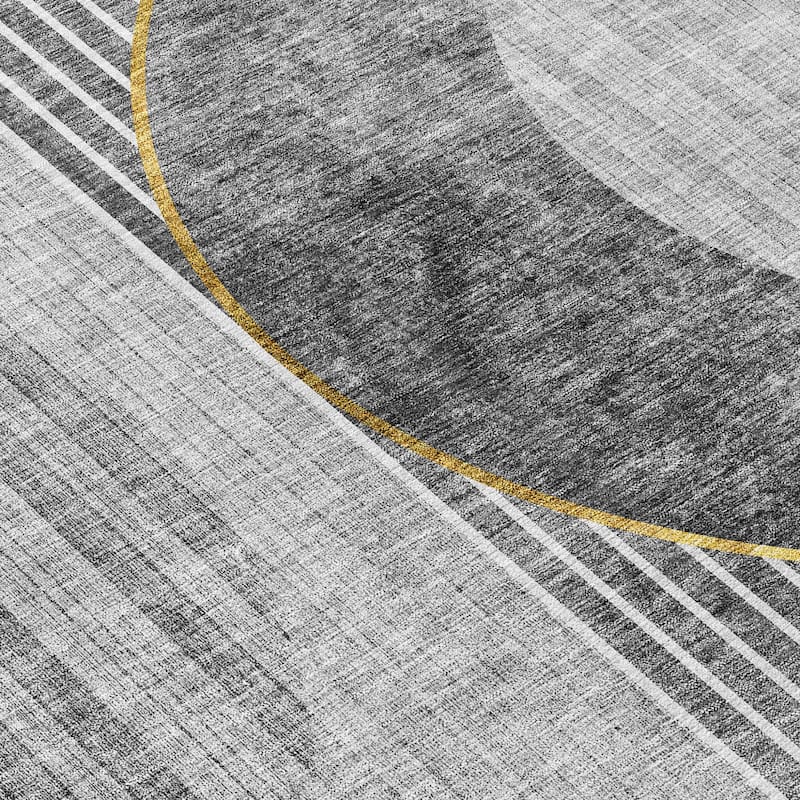 HomeRoots Geometric Transitional Rectangle Outdoor Rug