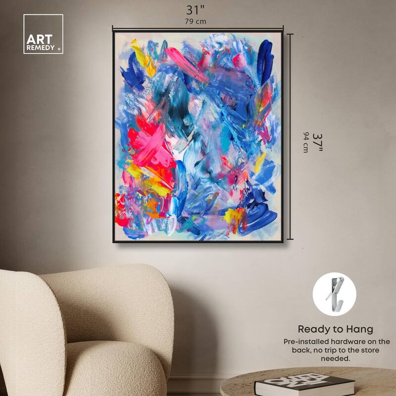 Colorburst Mirage Canvas by Art Remedy