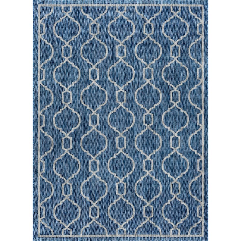 Colonnade Transitional Geometric Indoor/Outdoor Area Rug