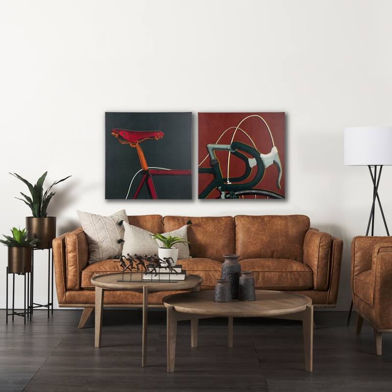 Bike Saddle I (30 x 30) Canvas Art Print