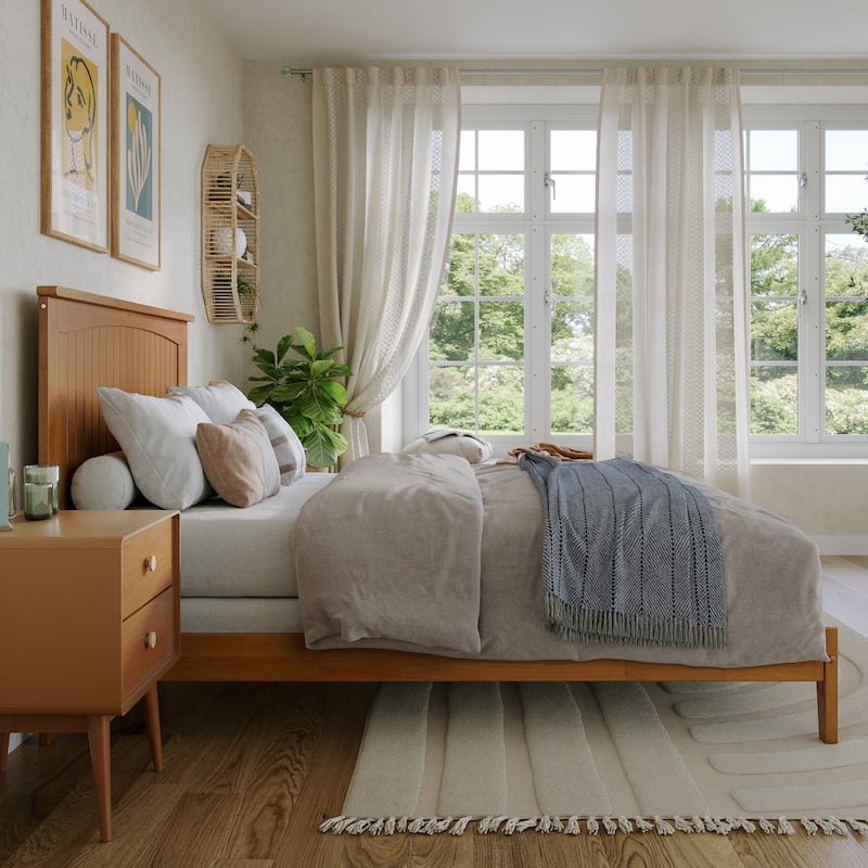 AFI, Nantucket Foundation Bed with Attachable USB Charger