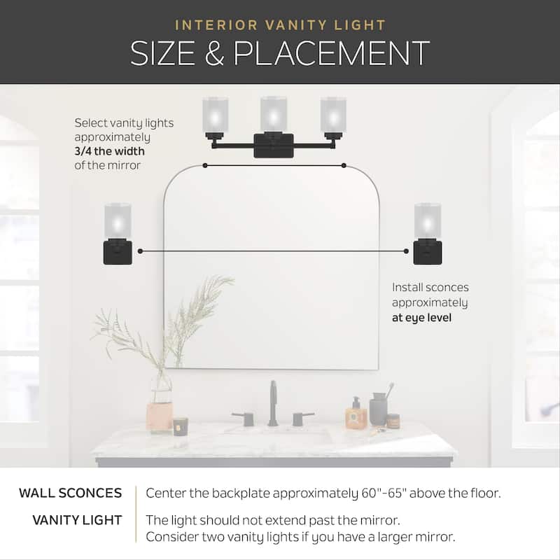 Kichler Lighting Avery 3-light Brushed Nickel Bath Vanity Fixture