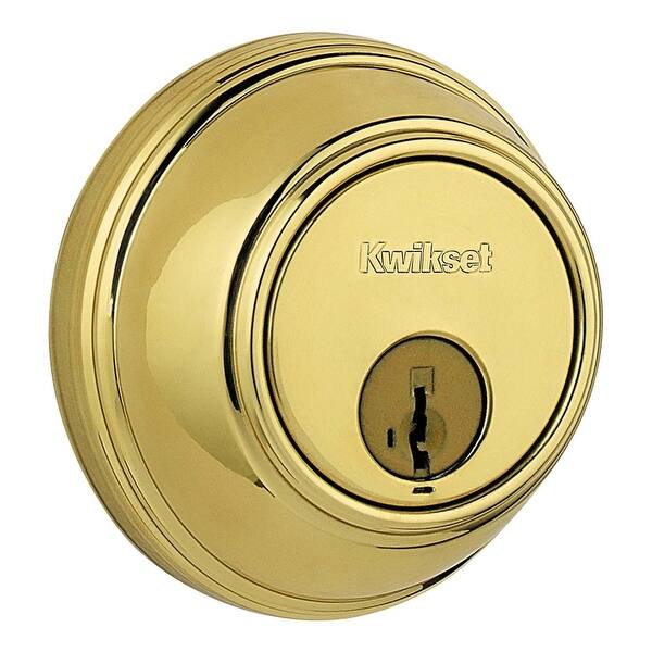 Kwikset 817 Key Control UL Listed Single Cylinder Deadbolt with the