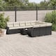 Option Black and cream 11 Piece With table