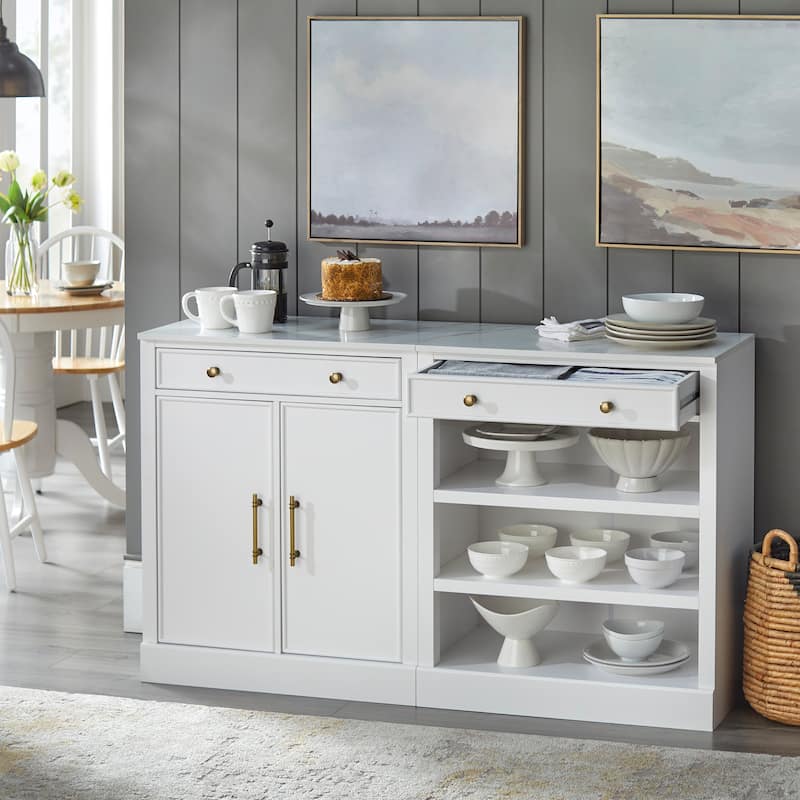 Lifestorey Monza 2-Piece Modular Cabinet Set