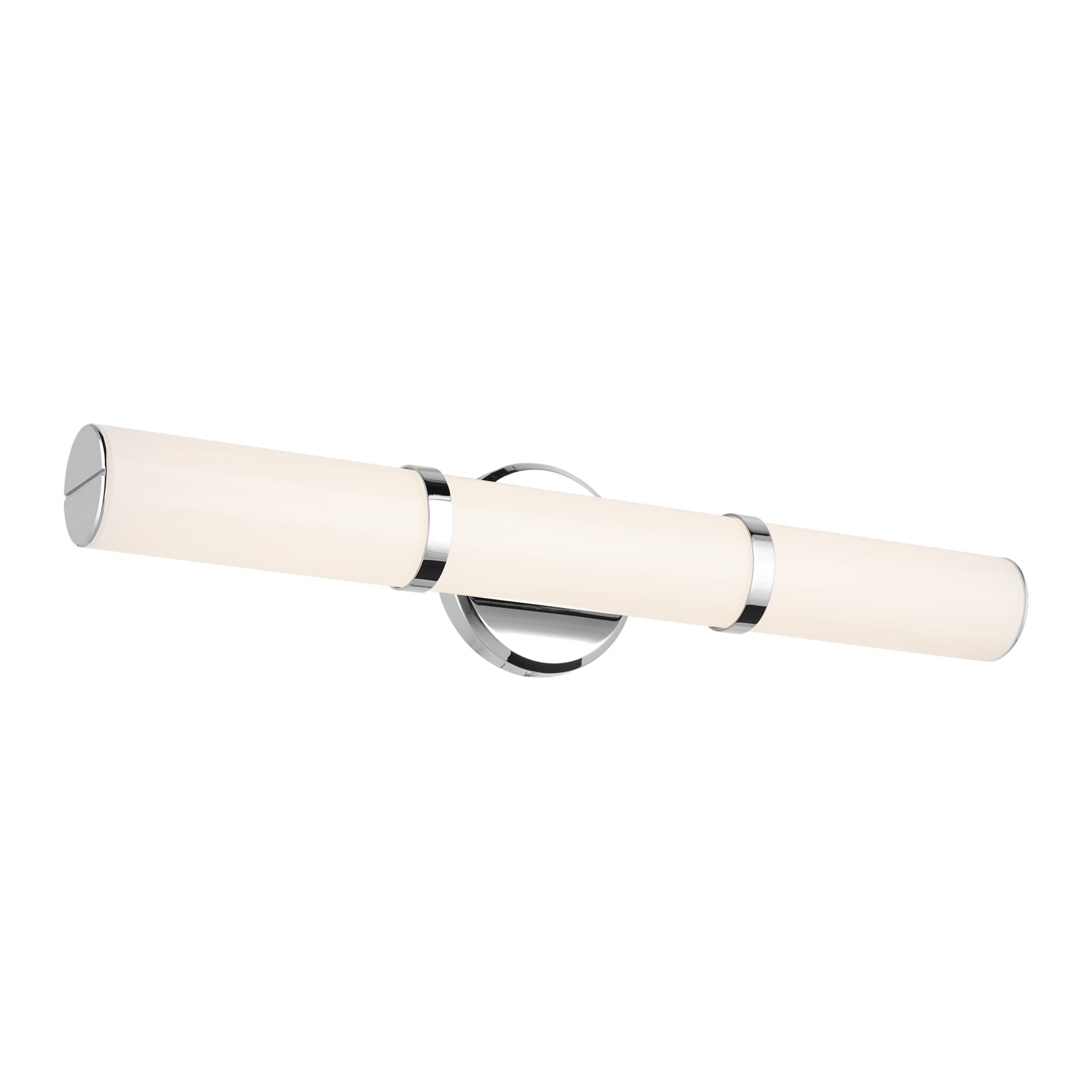 Kichler Lighting Rosh 24.25" Bath Bar Medium LED with White Glass in Chrome