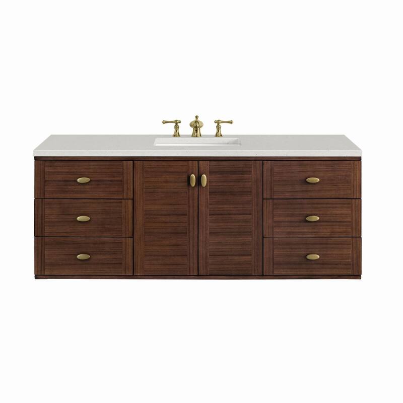 James Martin Vanities 670-V60S-3LDL Amberly 60" Single Basin Wood