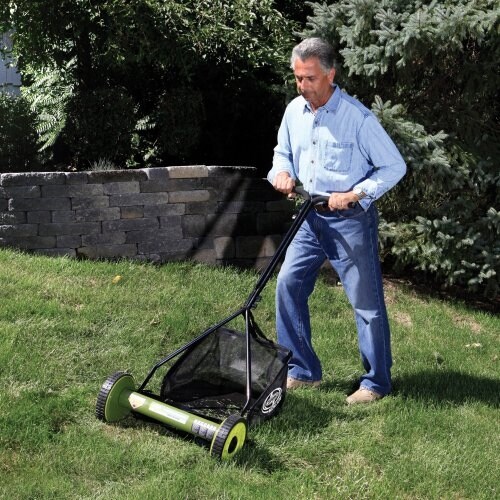 Sun Joe Mj500m Manual Reel Mower W Grass Catcher 16 Bed Bath Beyond 20992214