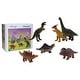preview thumbnail 1 of 1, Get Ready Kids Dinosaurs Playset, 6 Pieces Multi - Kids