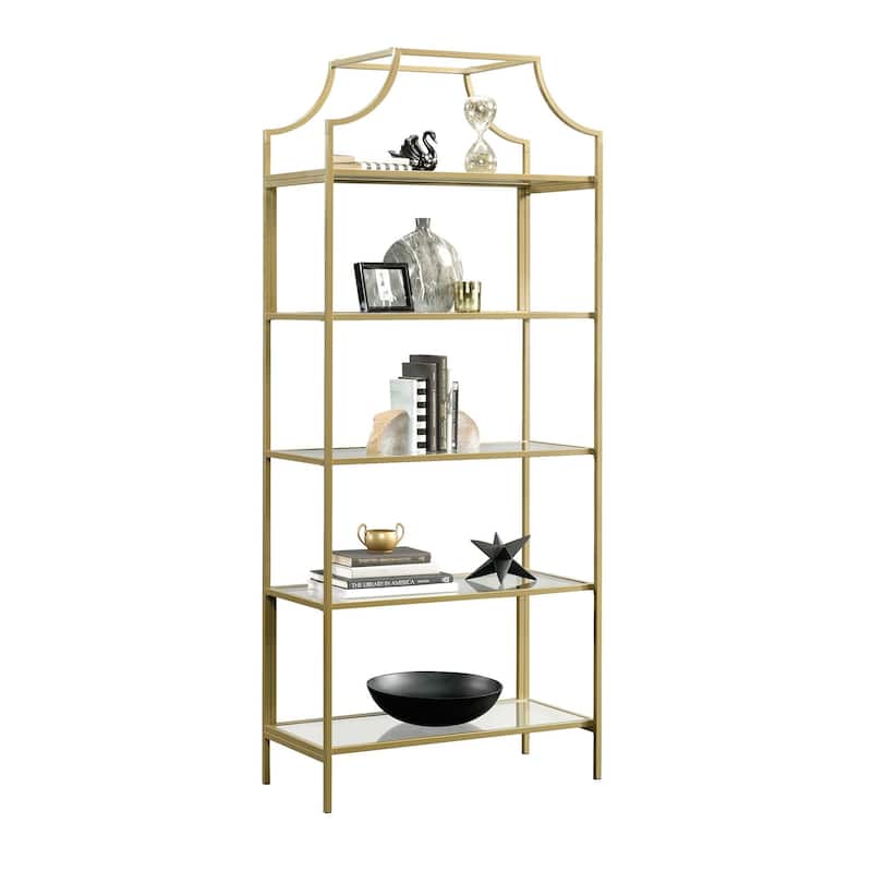 International Lux Bookcase - Satin Gold