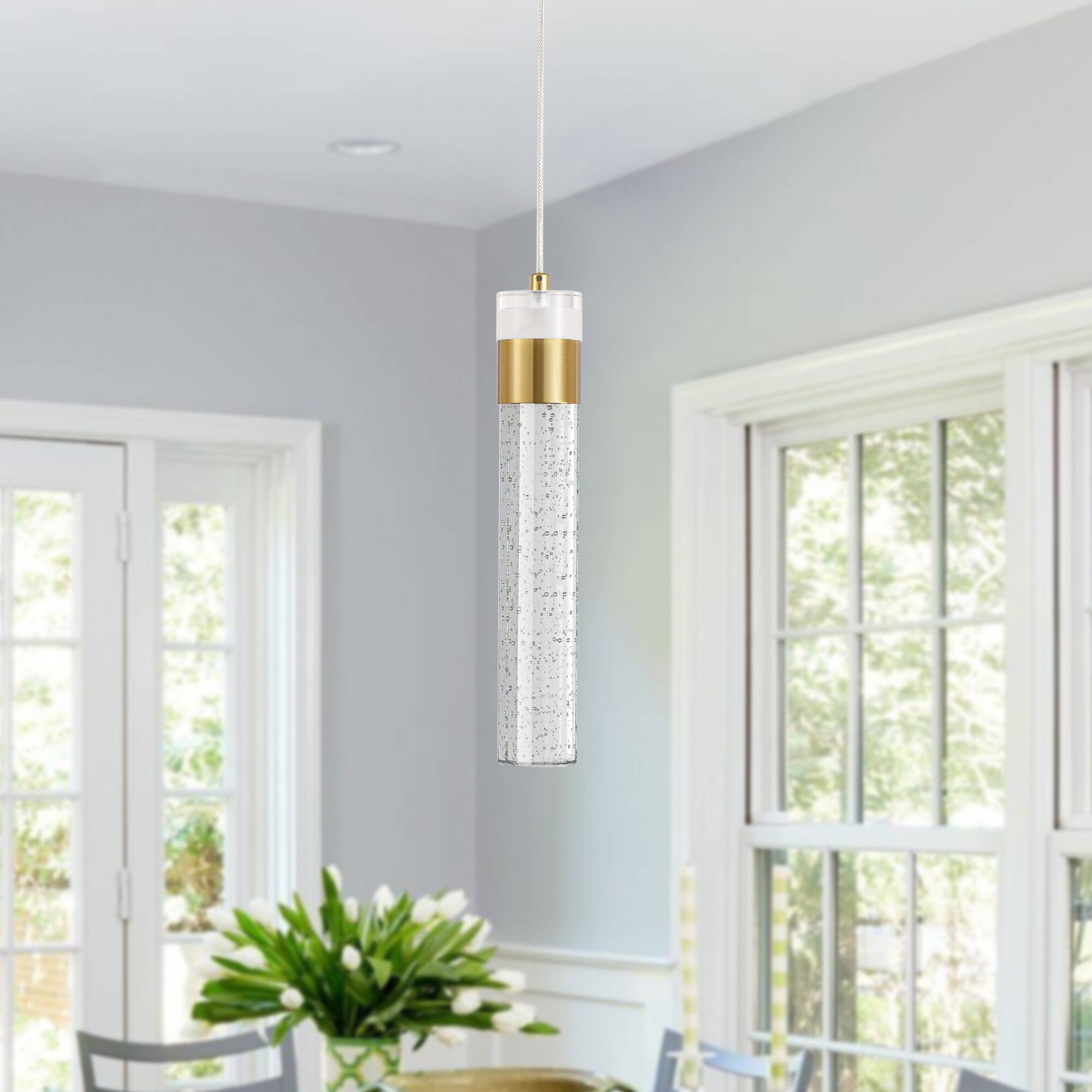 Gold Pendant Light Modern Kitchen Island Pendant Light for Kitchen
