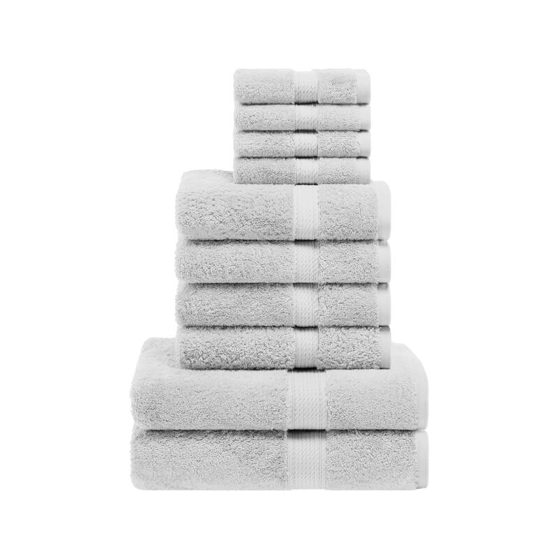 Superior Egyptian Cotton Heavyweight Solid Plush Towel Set