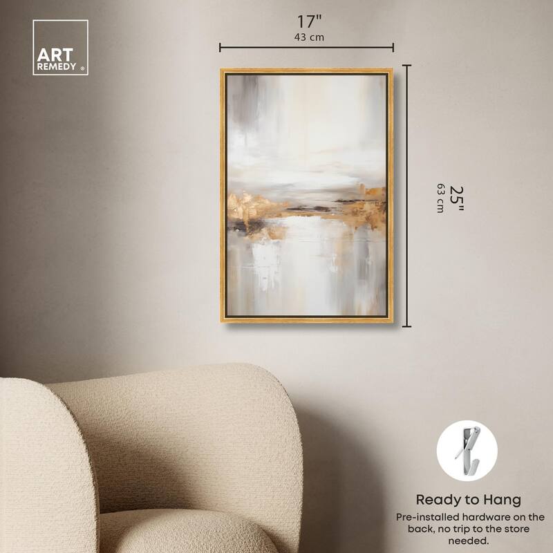 Gold Dust II Canvas by Art Remedy