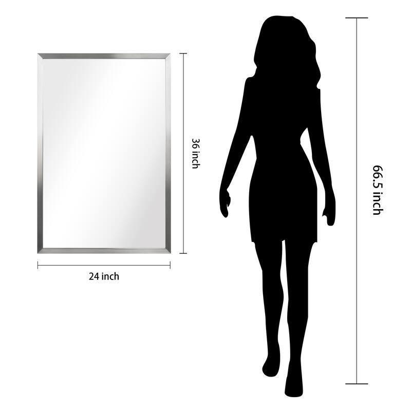 Contempo Stainless Steel Gold Wall Mirror